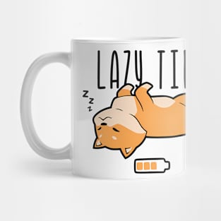 Lazy time cute puppy Mug